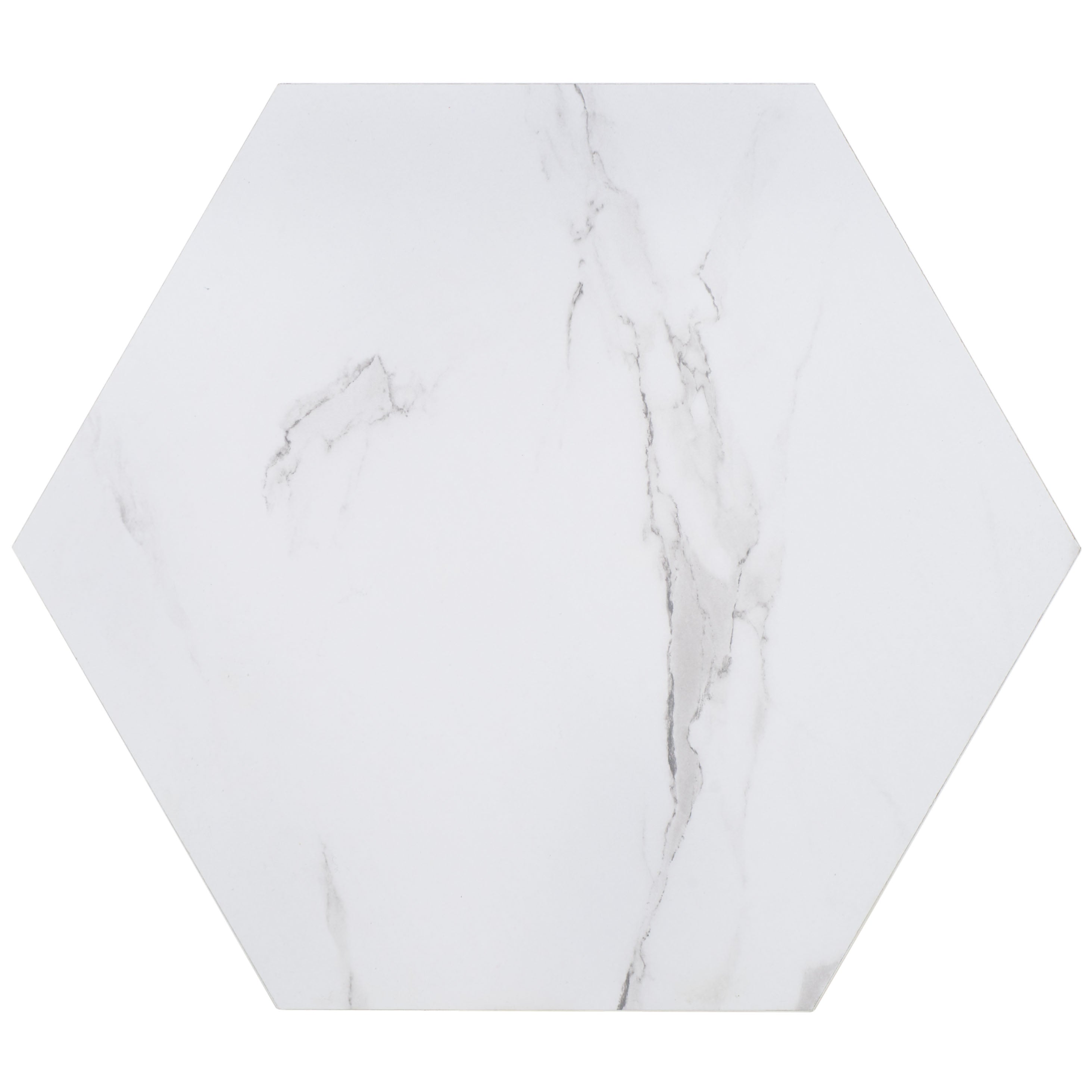 White Faux Marble / Natural