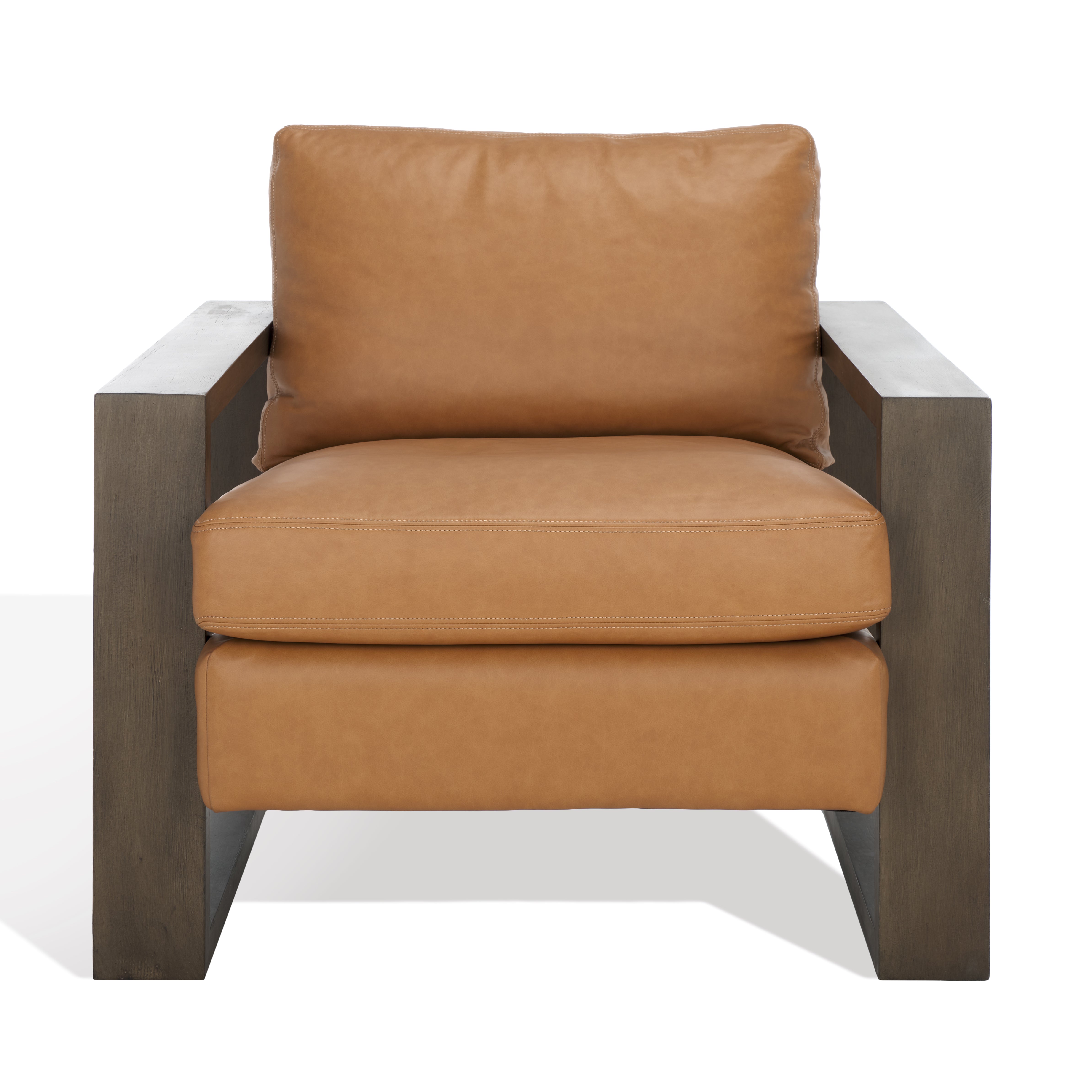 Safavieh Couture Tiana Mid Century Accent Chair - Light Brown