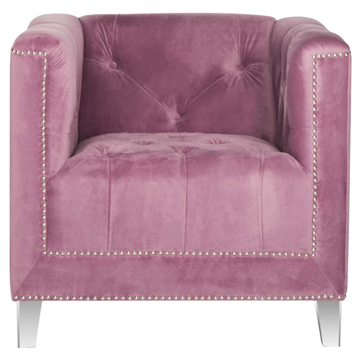 Safavieh Hollywood Glam Tufted Acrylic Club Chair, MCR4212