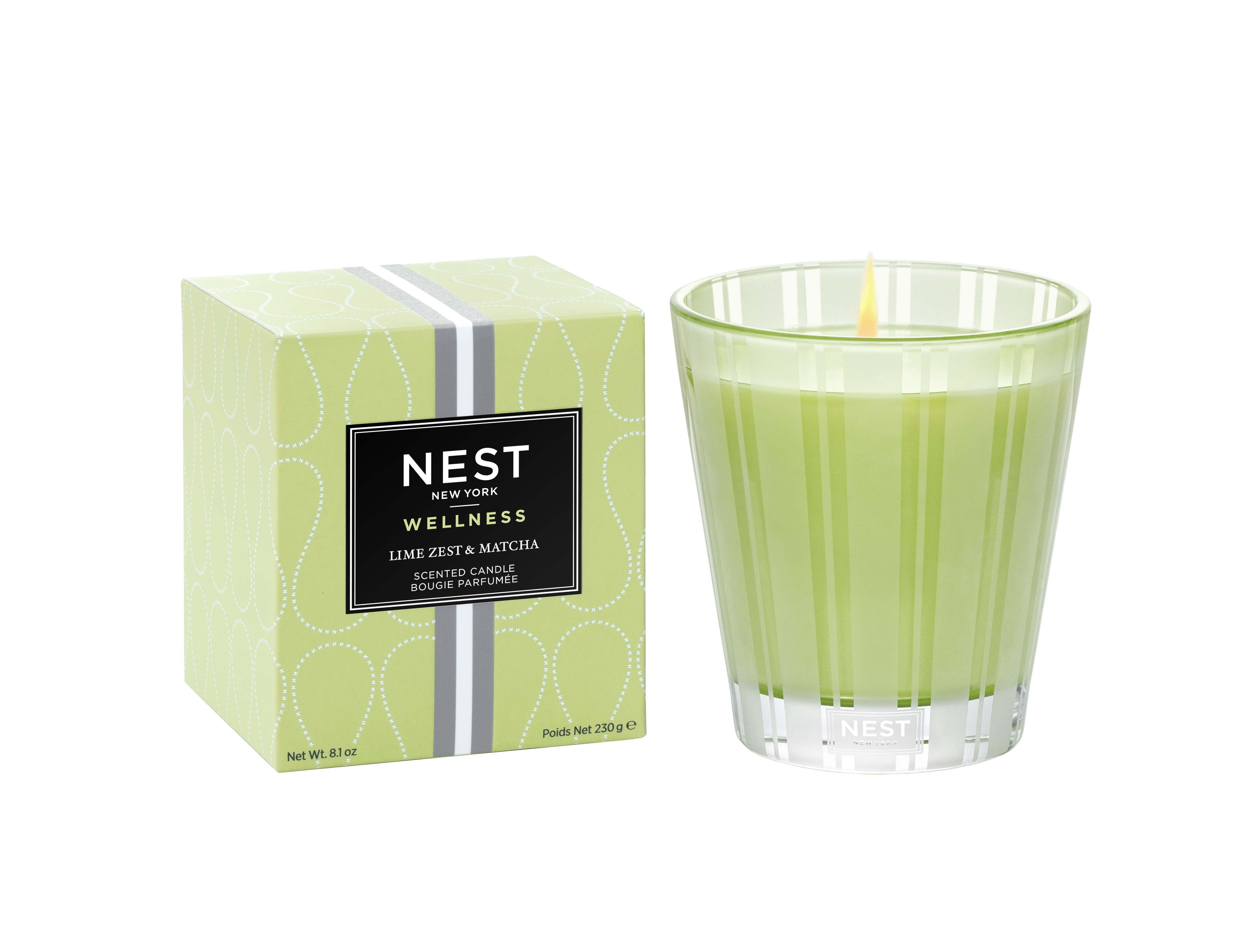 Lime Zest & Matcha Classic Candle 8.1 oz by Nest New York







