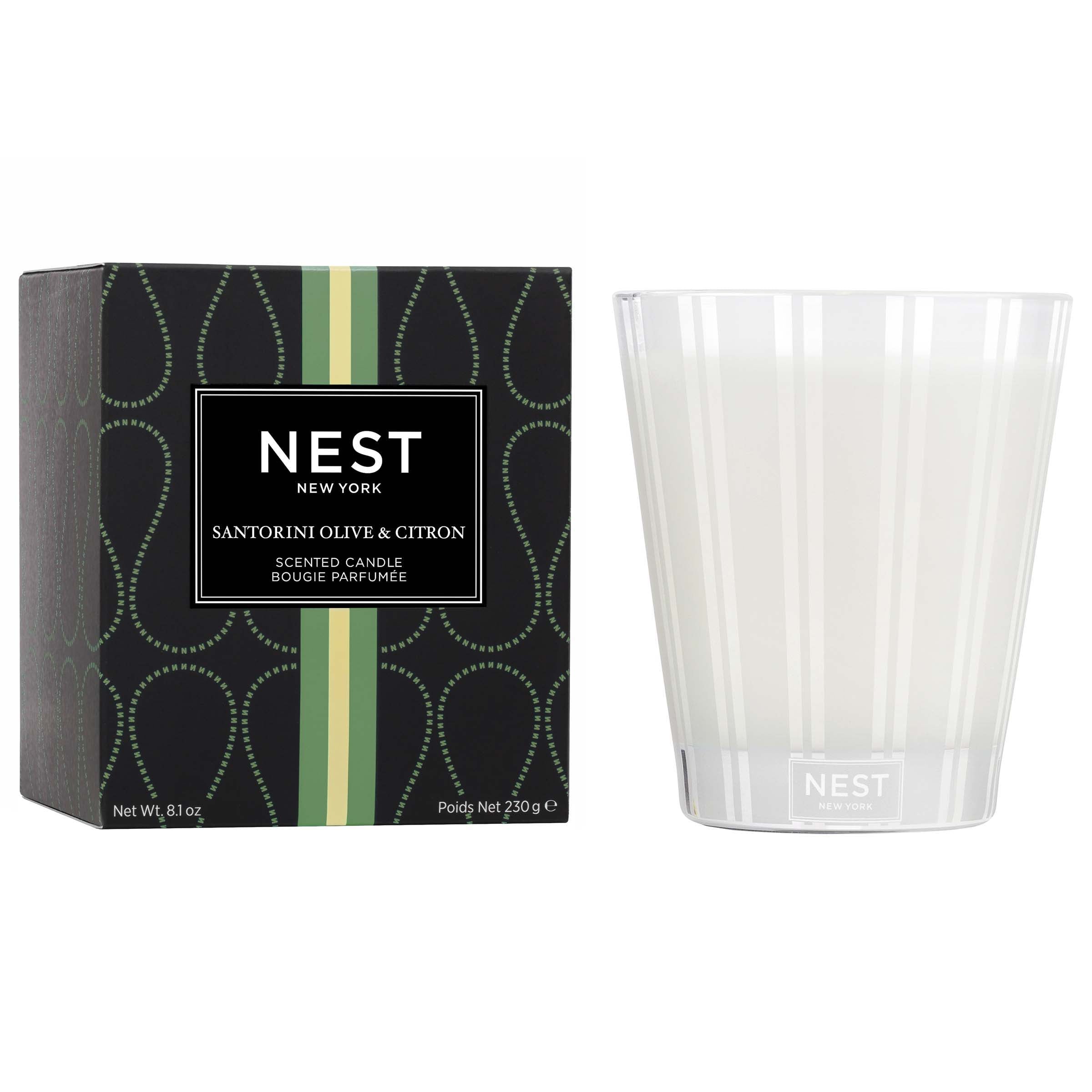 Santorini Olive & Citron Classic Candle 8.1 oz by Nest New York







