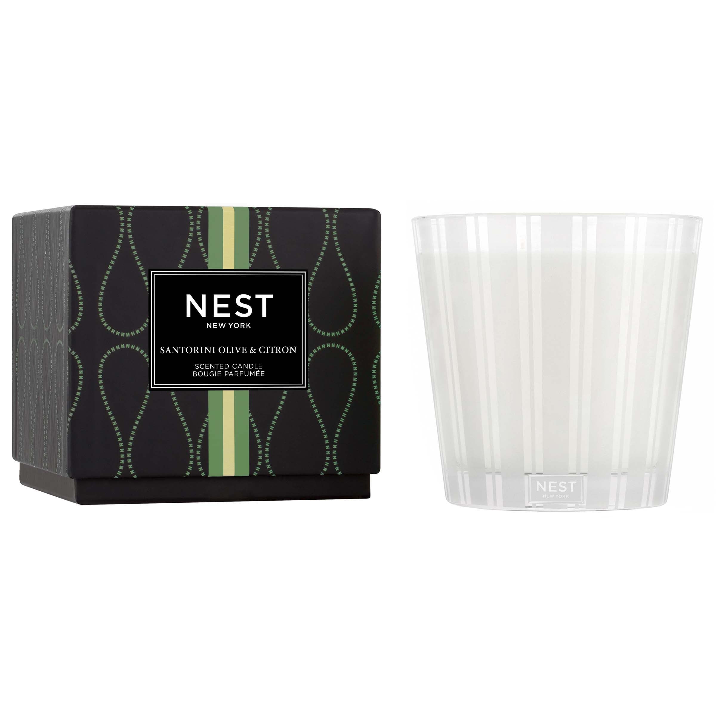 Santorini Olive & Citron 3-Wick Candle 21.2 oz by Nest New York








