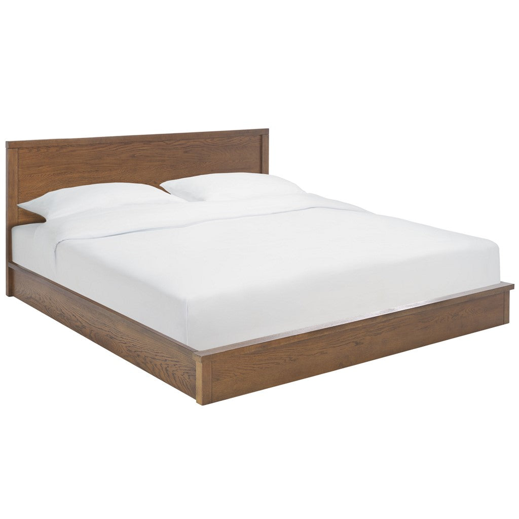 Safavieh Couture Deirdra Wood Bed, SFV2140 - Medium Oak