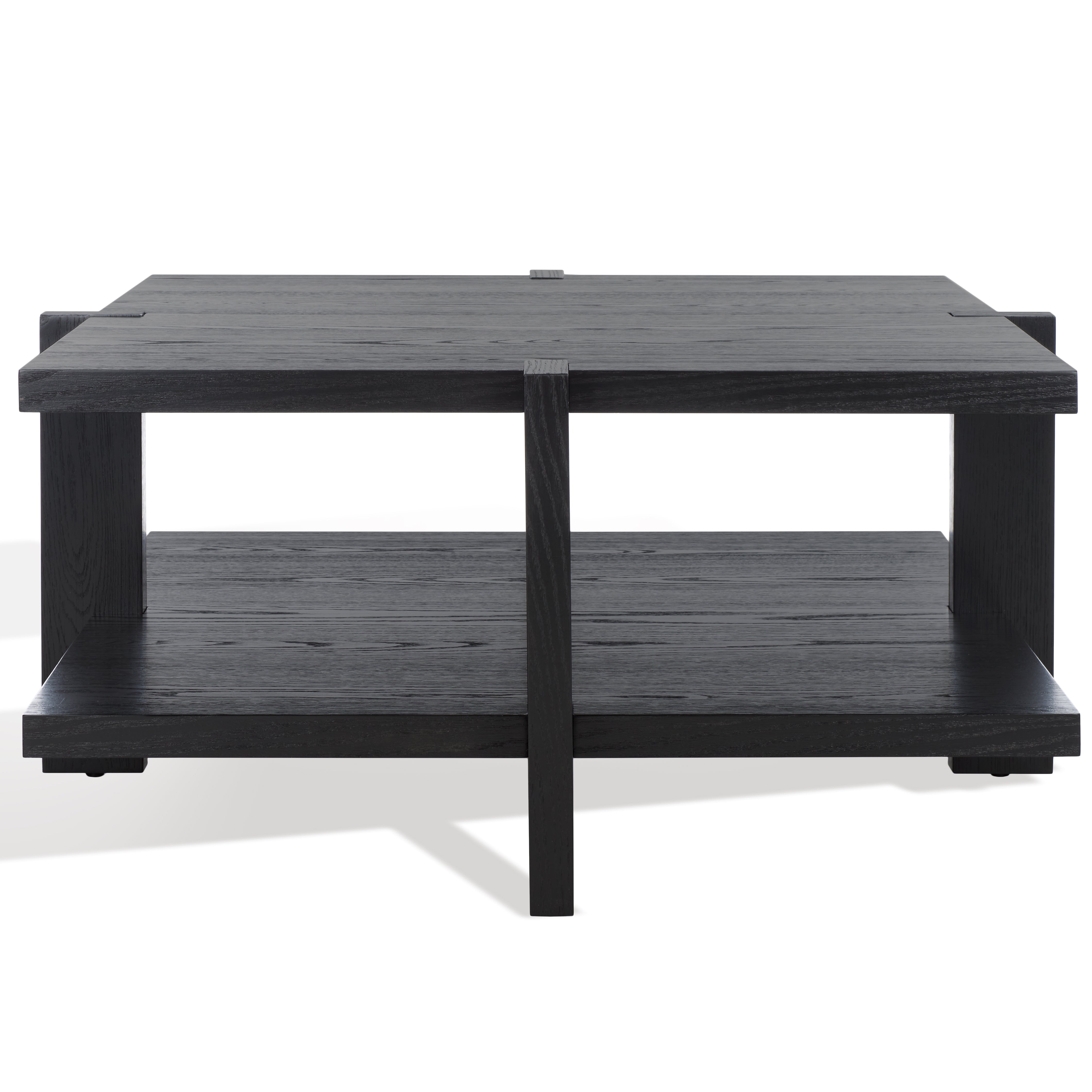 Safavieh Couture Quigley Square Wood Coffee Table, SFV2150 - Black