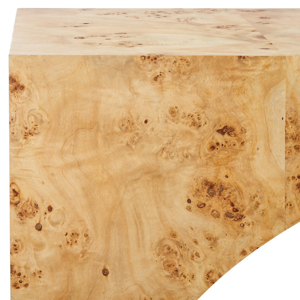 Safavieh Couture Katelynn Burled Mappa Console Table, SFV3590 - Natural