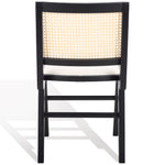 safavieh couture hattie french cane cushion seat dining chair, sfv4154
