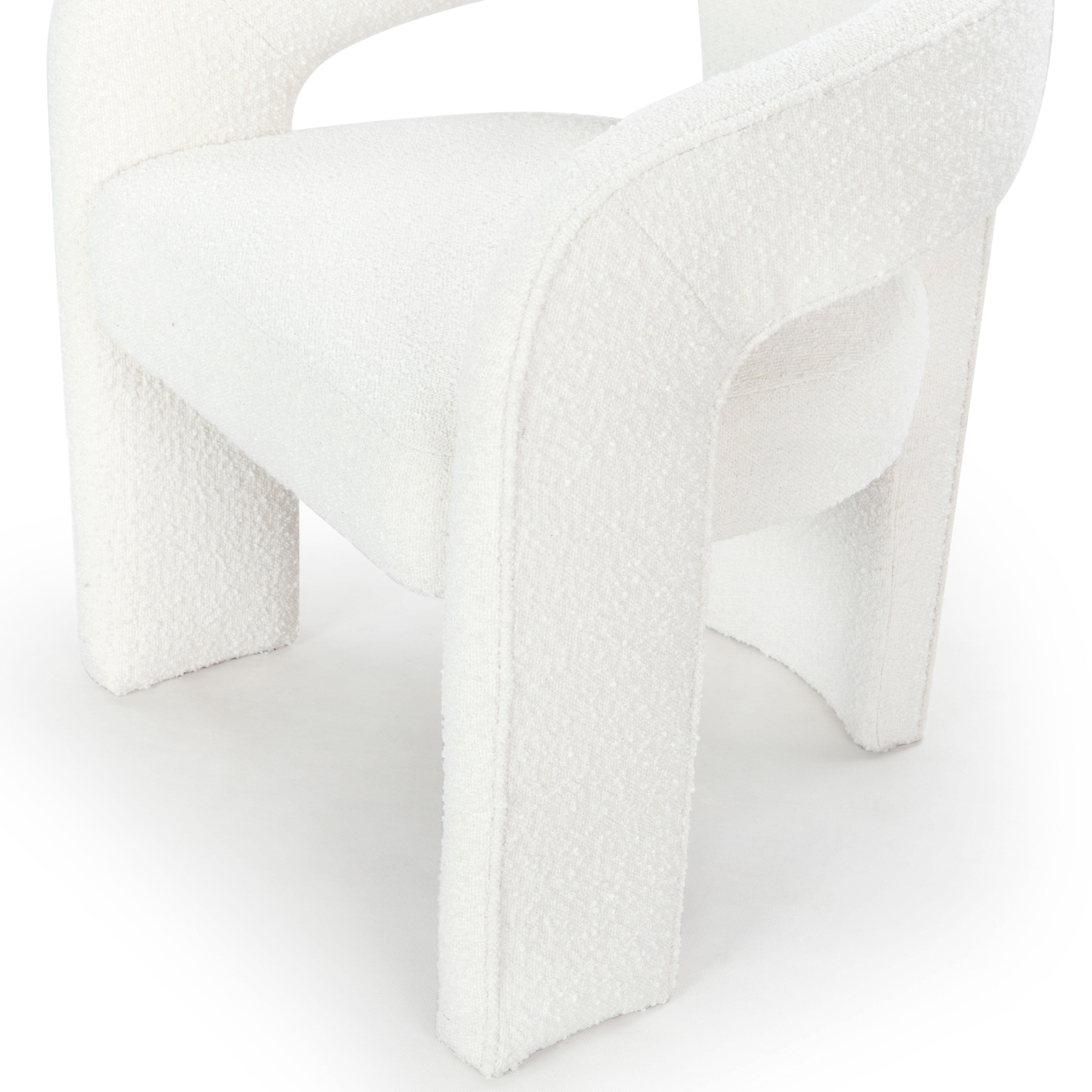 Safavieh Couture Catharia 3 Leg Dining Chair, SFV4602 - Ivory