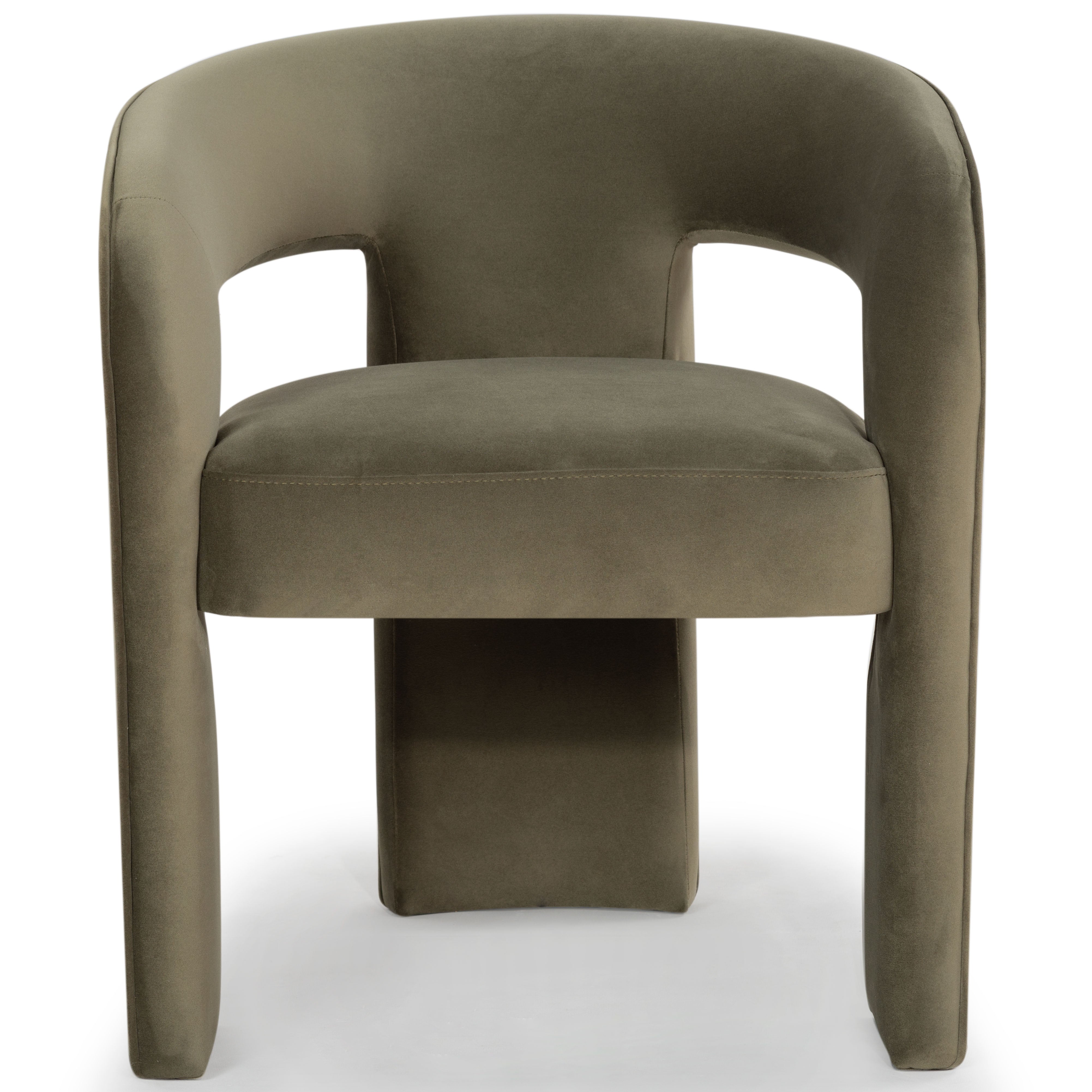 Safavieh Couture Catharia 3 Leg Dining Chair, SFV4602 - Olive Green