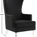 Safavieh Couture Geode Modern Wingback Chair - Black