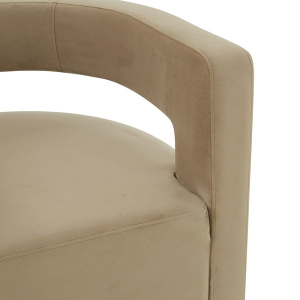 Safavieh Couture Edgar Velvet Swivel Chair