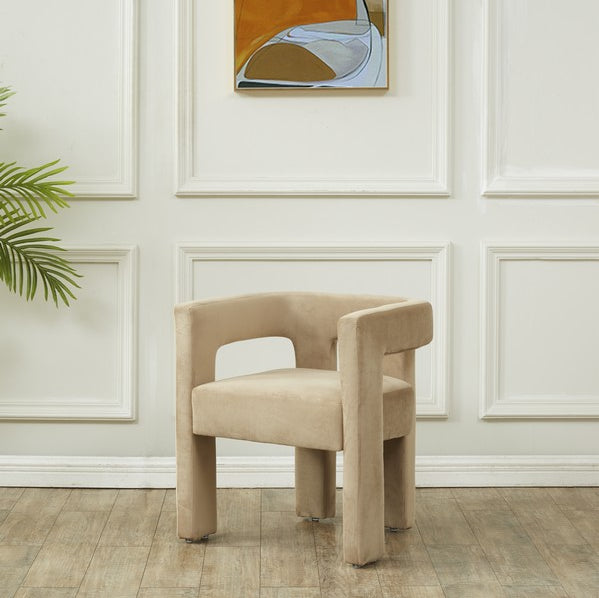 Safavieh Couture Deandre Contemporary Dining Chair - Light Brown