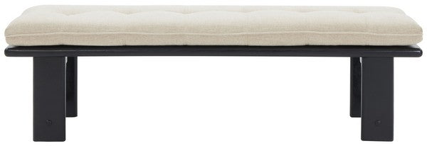 Safavieh Couture Bartolili Wood & Cushion Bench, SFV5116