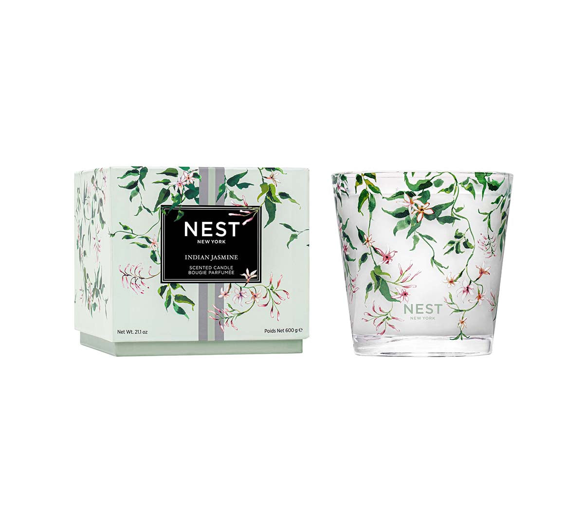 Indian Jasmine Specialty 3-Wick Candle 21.2 oz by Nest New York