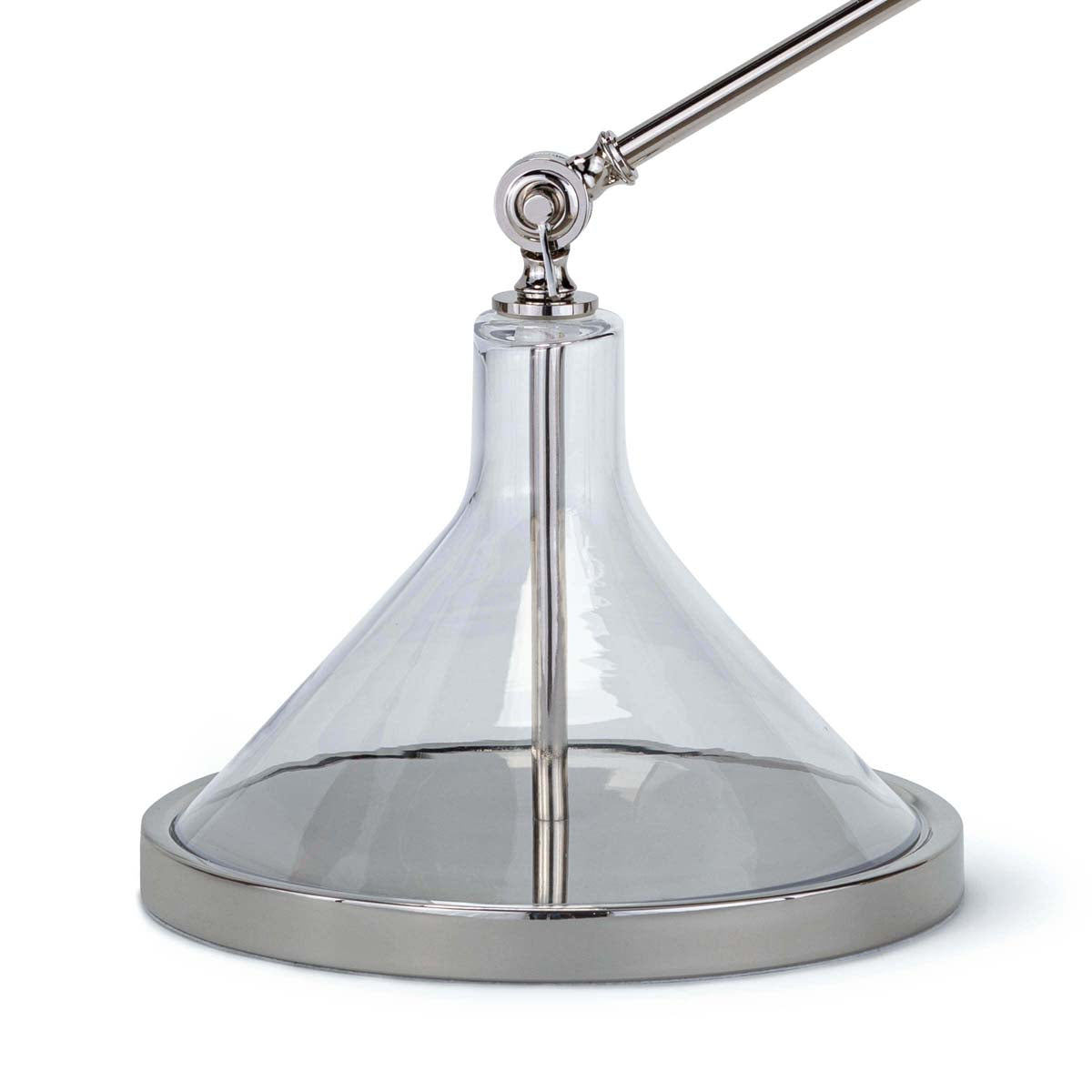 Regina Andrew Ibis Task Lamp (Polished Nickel and White)