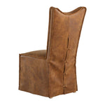 Uttermost Delroy Armless Chairs, Cognac, Set Of 2