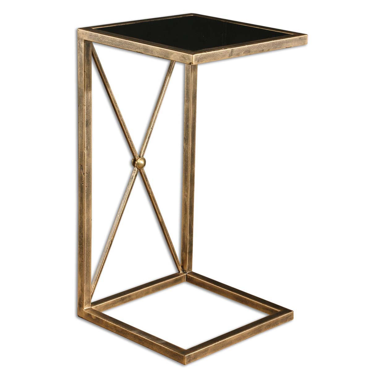 Uttermost Zafina Gold Side Table Decor Market