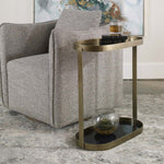 Uttermost Adia Antique Gold Side Table