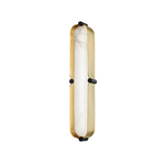 Hudson Valley Lighting Tribeca Small Led Bath Bracket - Aged Brass/Black