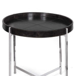 Regina Andrew Derby Leather Tray Table (Black)