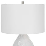 Uttermost Loop White Glaze Table Lamp
