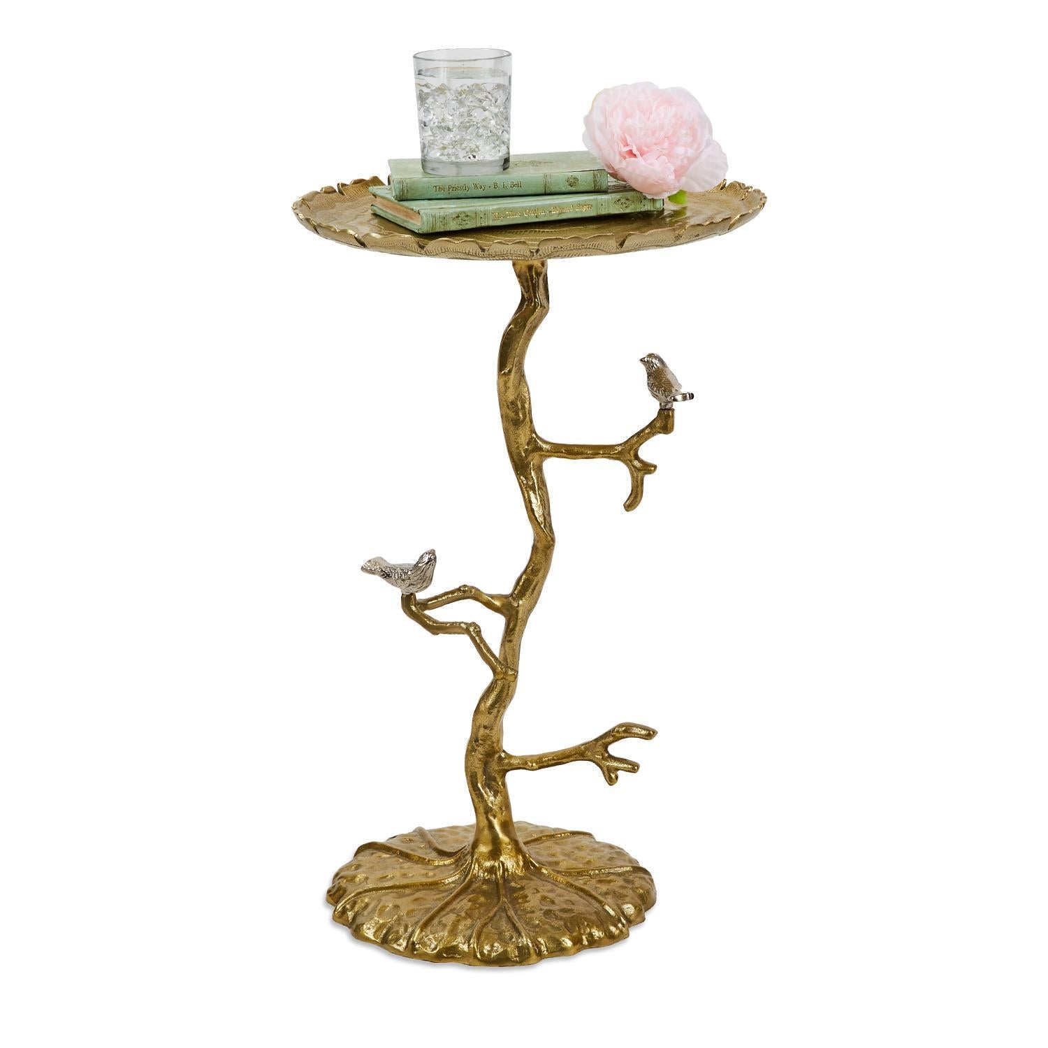 Two's Company Aviary Side Table