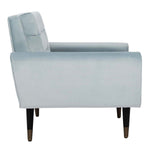 Safavieh Amaris Tufted Accent Chair , ACH4503 - Slate Blue/Black