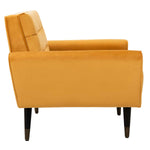 Safavieh Amaris Tufted Accent Chair , ACH4503 - Marigold/Black