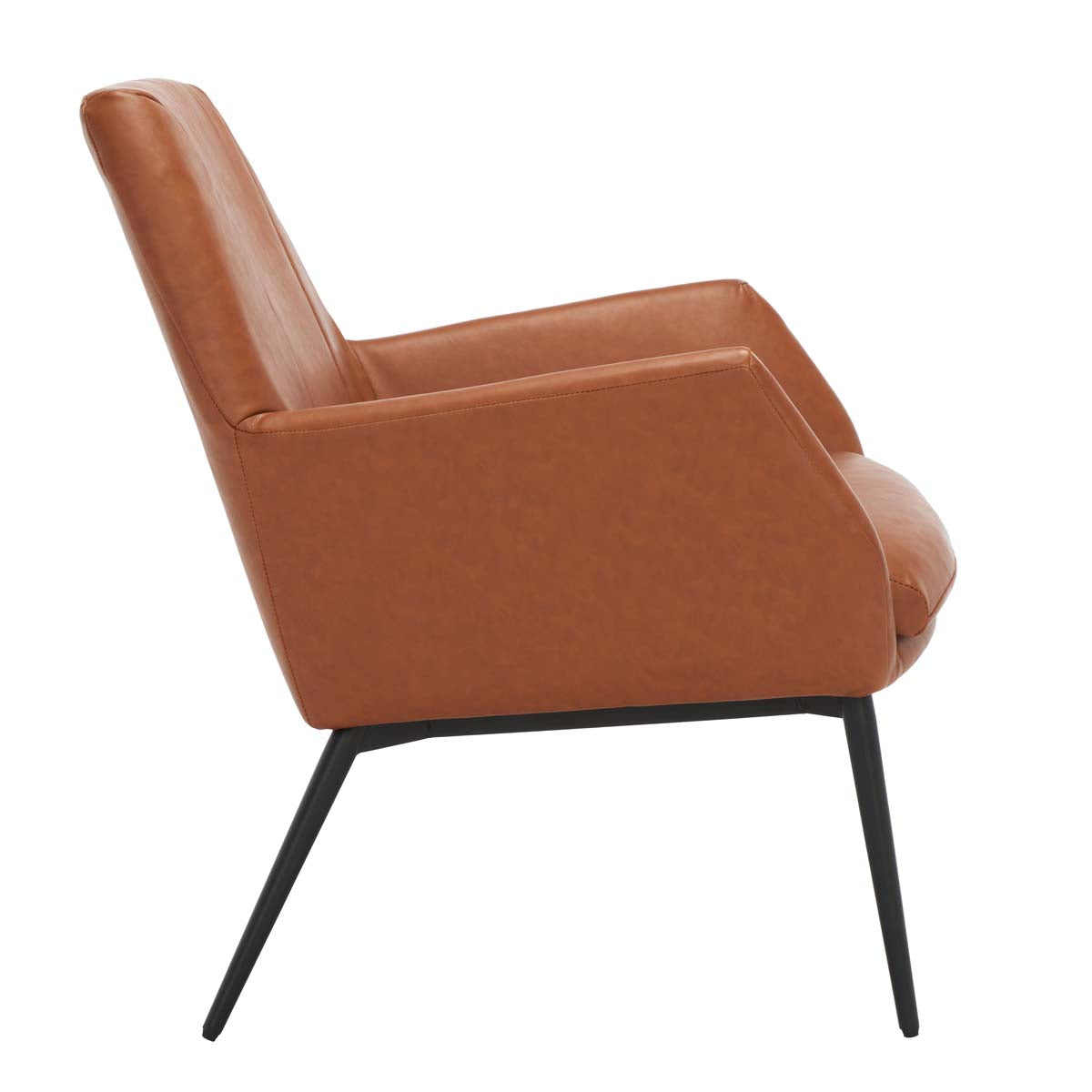 Safavieh Auggie Arm Chair , ACH5104 - Cognac / Black