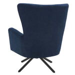 Safavieh Geonna Upholstered Arm Chair , ACH5107 - Navy / Black