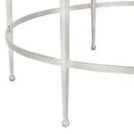 Safavieh Couture Edmund Glass Cocktail Table - Silver / Glass