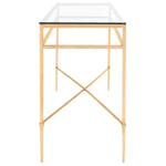 Safavieh Couture Baumgarten Glass Console Table - Gold / Glass