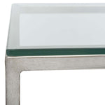 Safavieh Couture Baumgarten Glass Console Table - Silver / Glass