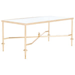 Safavieh Couture Devi Gold Leaf Coffee Table