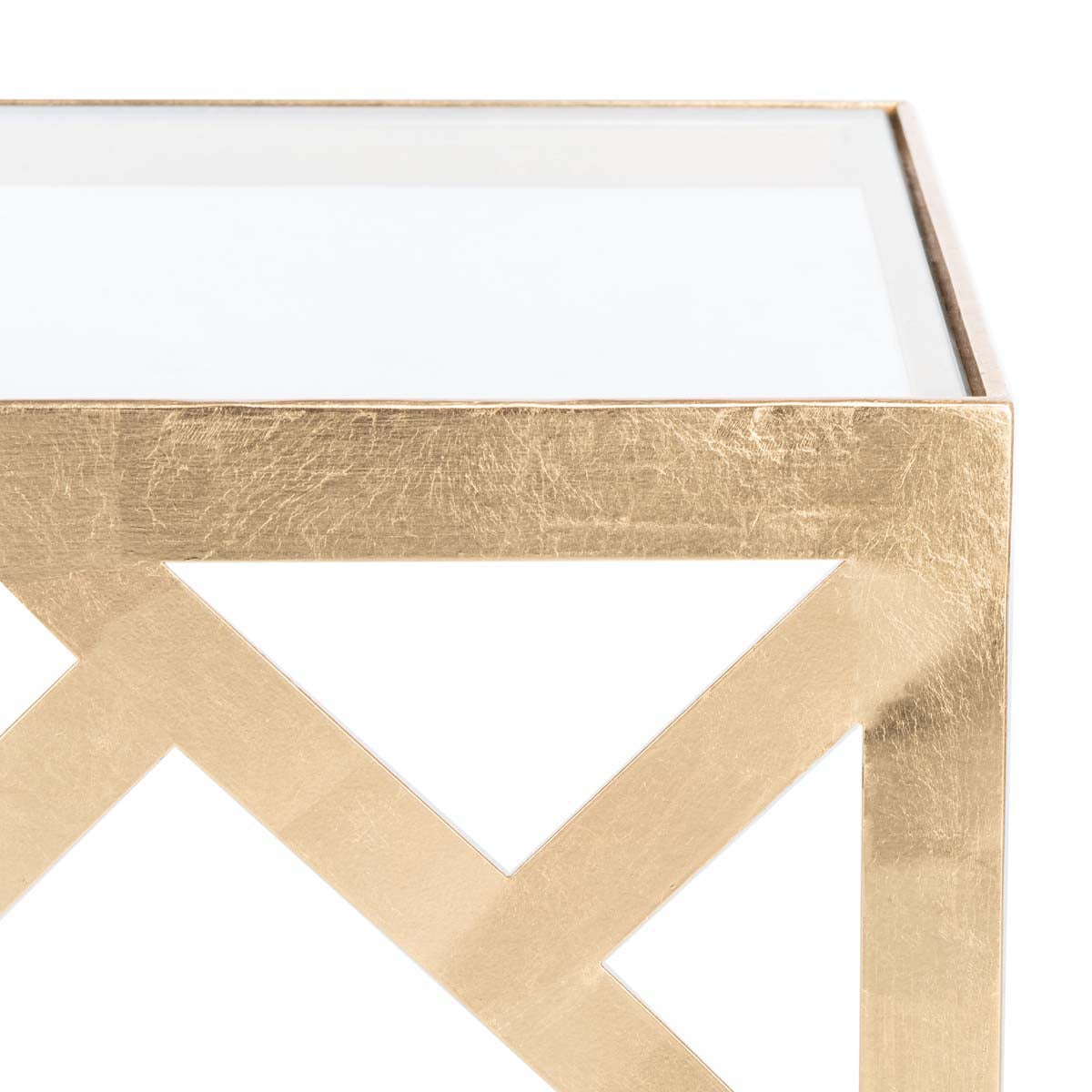 Safavieh Couture Ozzie Gold Leaf C - Table - Table