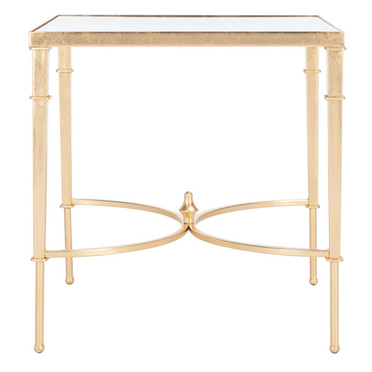 Safavieh Couture Mendez Gold Leaf Accent Table - Gold