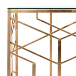 Safavieh Couture Sean Gold Leaf Console Table