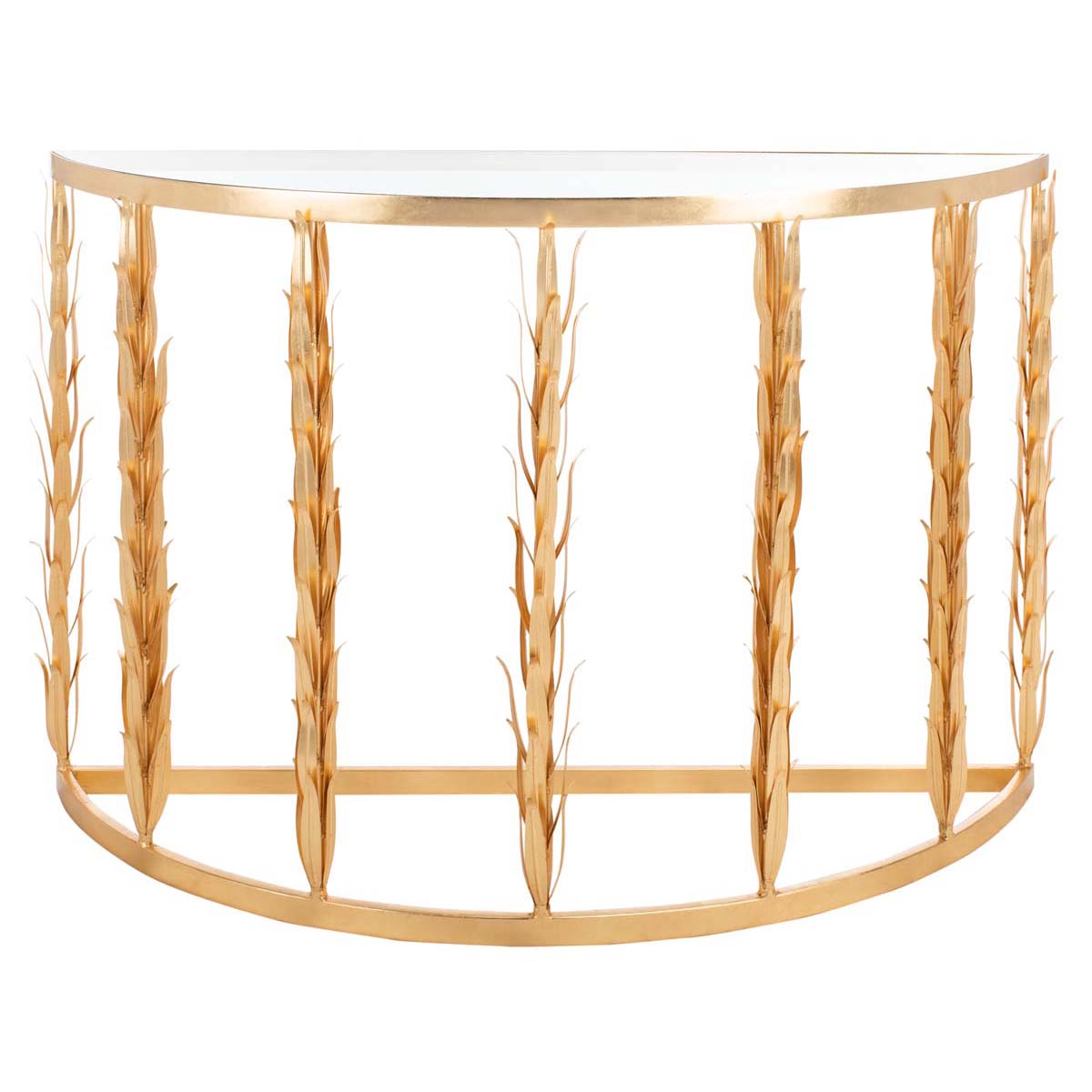 Safavieh Couture Zack Gold Leaf Console Table
