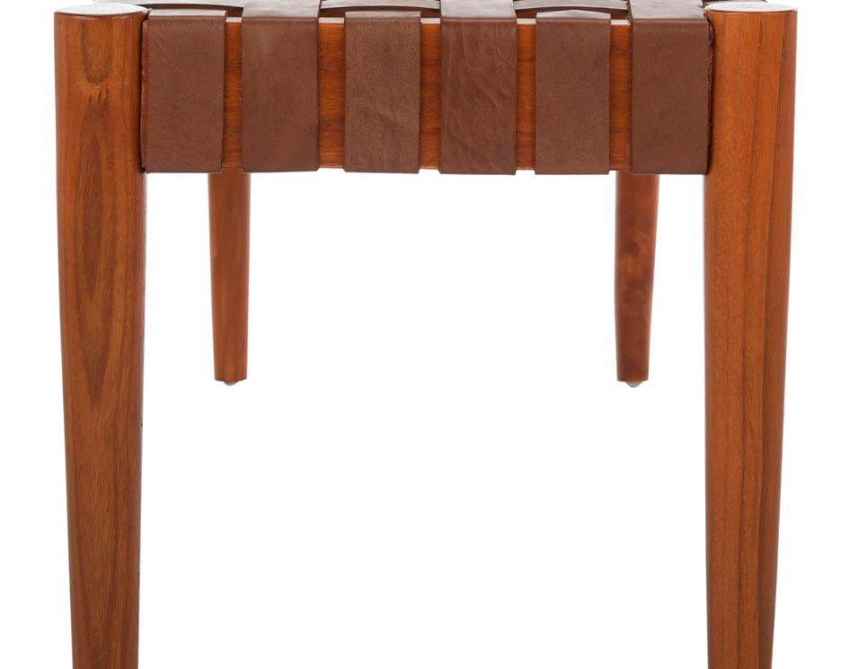 Safavieh Amalia Leather Weave Bench , BCH1001