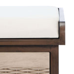 Safavieh Landers 2 Drawer/Cushion Storage Bench , BCH5702