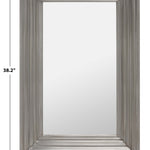 Safavieh Couture Kerry Large Rectangle Wall Mirror - Silver