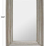 Safavieh Couture Zachary Small Rectangle Wall Mirror - Antique Silver