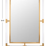 Safavieh Couture Jennabelle Acrylic Rectangle Mirror - Gold / Clear