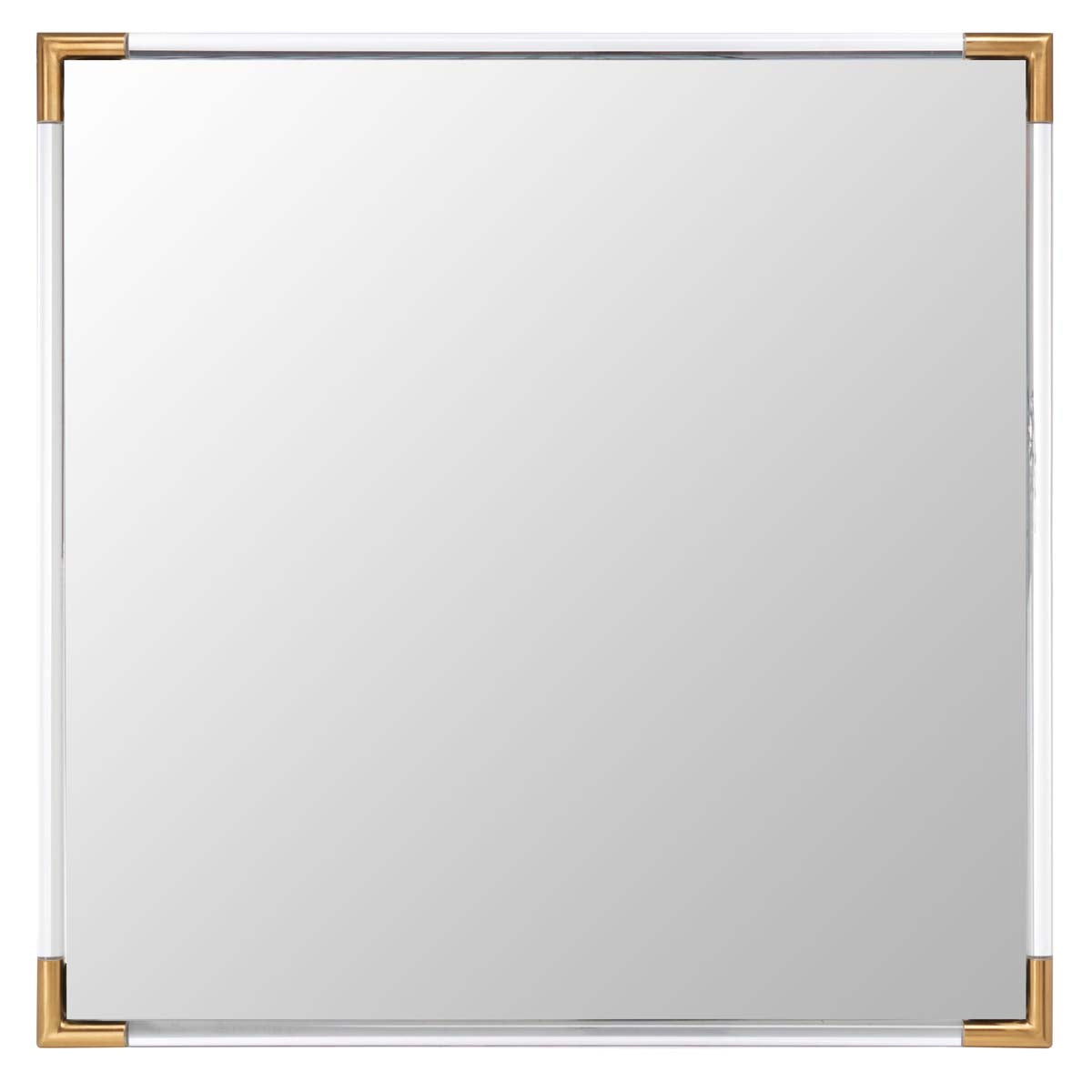 Safavieh Couture Amina Square Acrylic Mirror - Gold / Clear