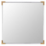 Safavieh Couture Amina Square Acrylic Mirror - Gold / Clear