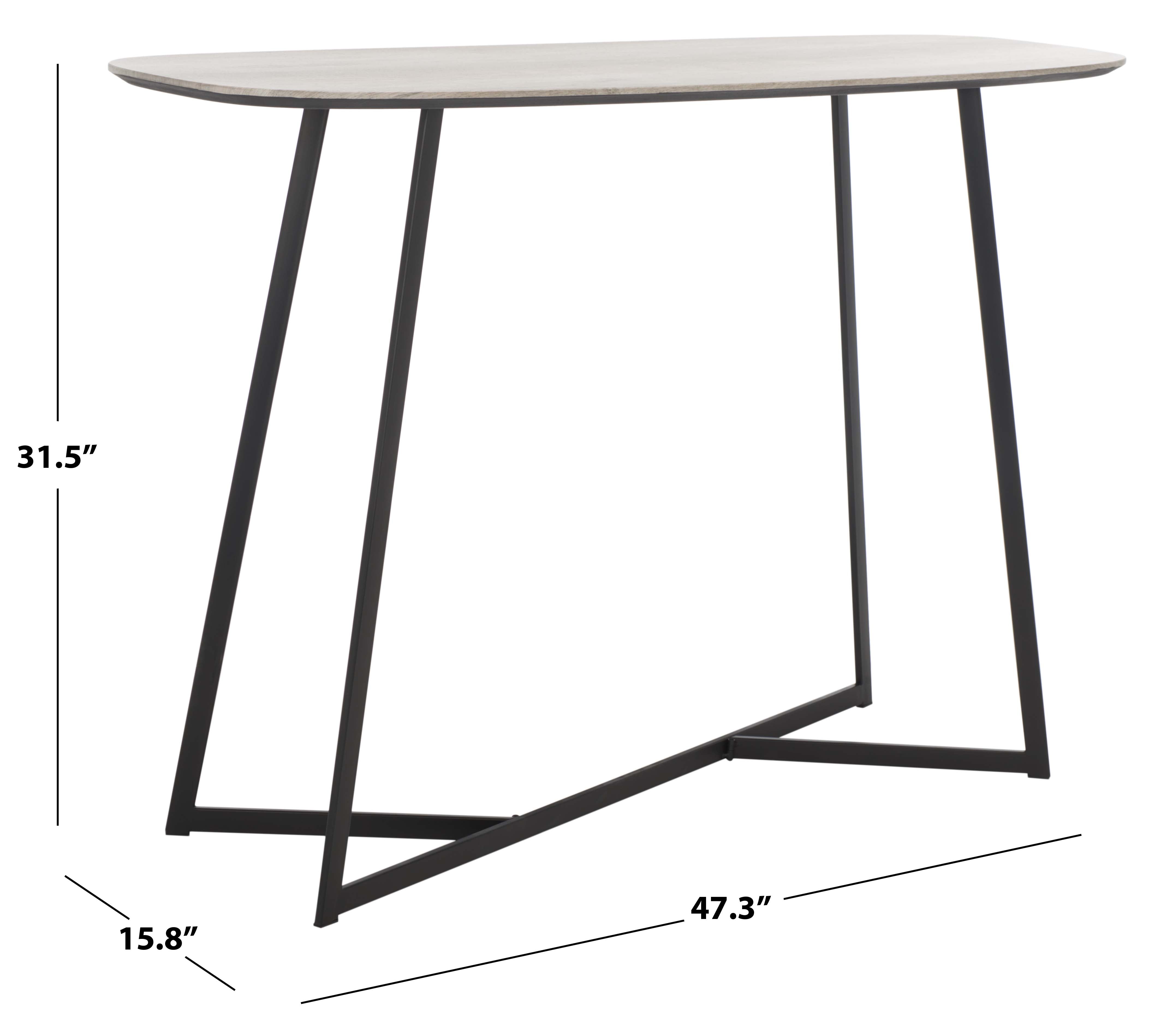 Safavieh Arrington Console Table , CNS4203 - White/Black