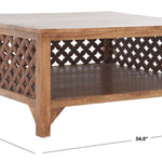 Safavieh Squall Square 1 Shelf Coffee Table , COF5302