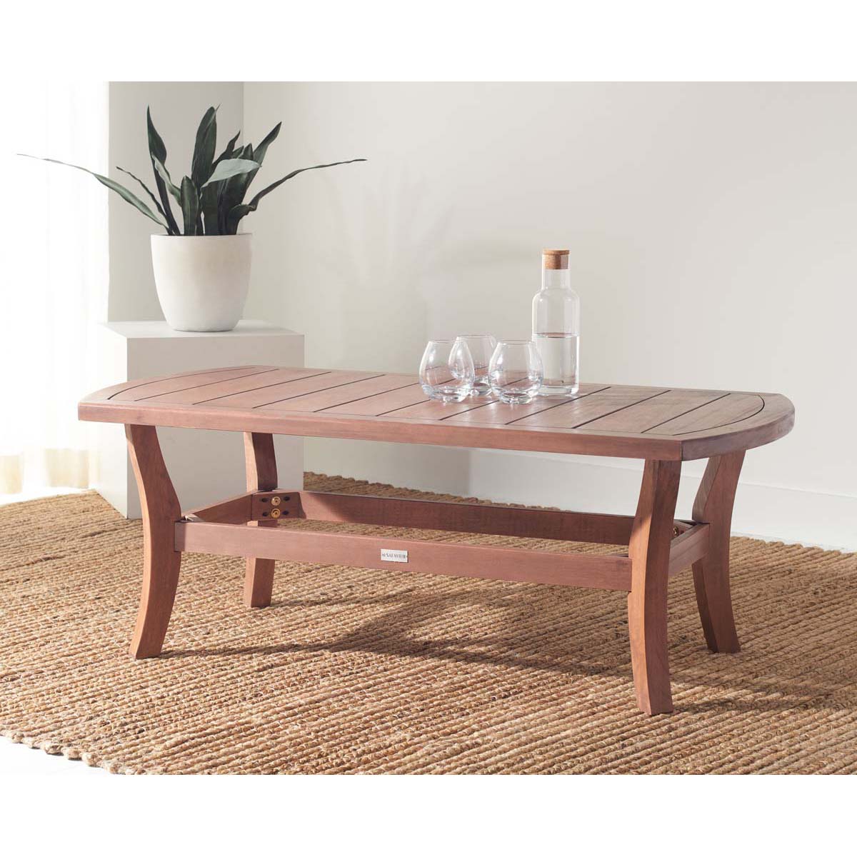 Safavieh Couture Payden Outdoor Coffee Table , CPT1024 - Natural / Beige