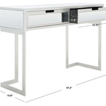 Safavieh Enzo 2 Drawer Mirrored Desk , DSK9700