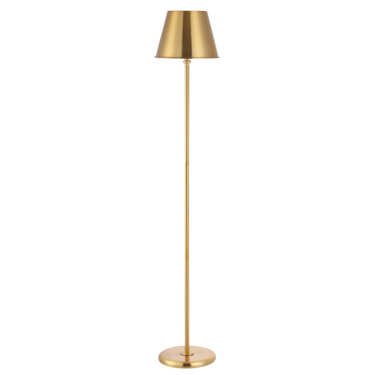 Safavieh Asher Iron Floor Lamp , FLL4094 - Brass
