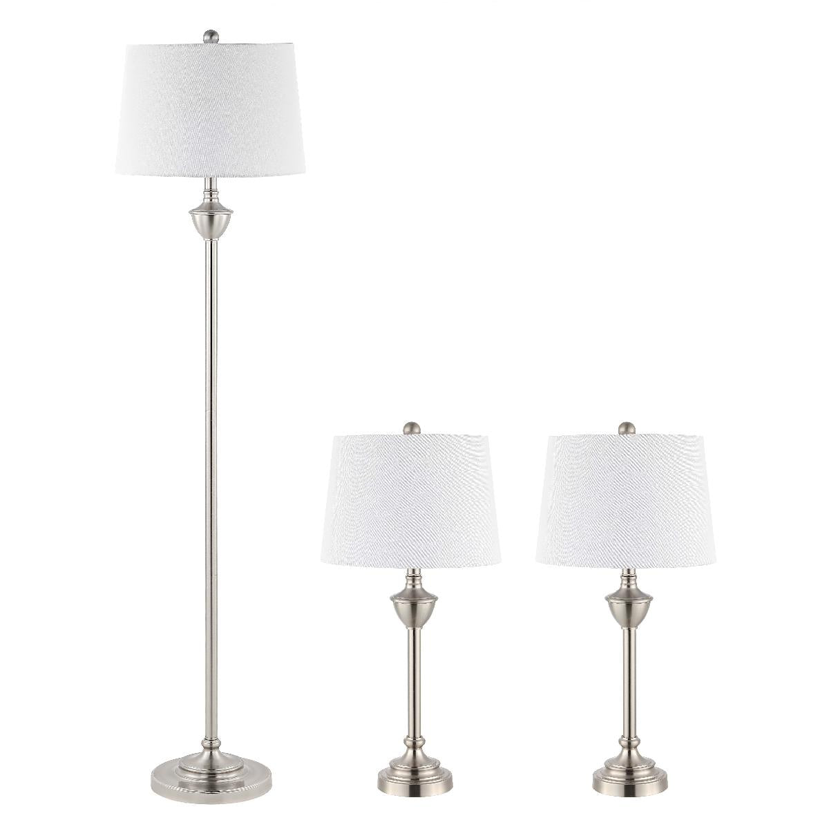 Safavieh Peltier Floor And Table Lamp Set of 3 , FLT4000
